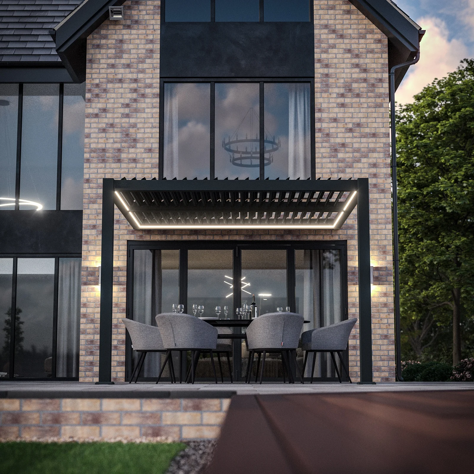 Como-3m-x-3m-Aluminium-Outdoor-Garden-Pergola-3