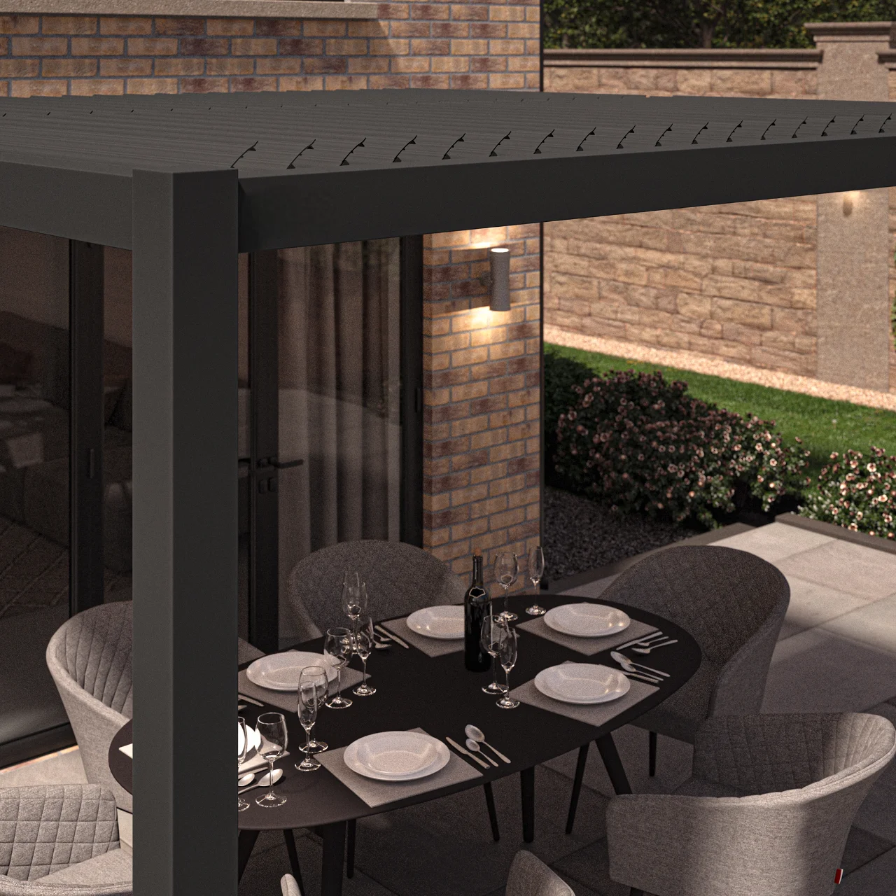Como-3m-x-3m-Aluminium-Outdoor-Garden-Pergola-4