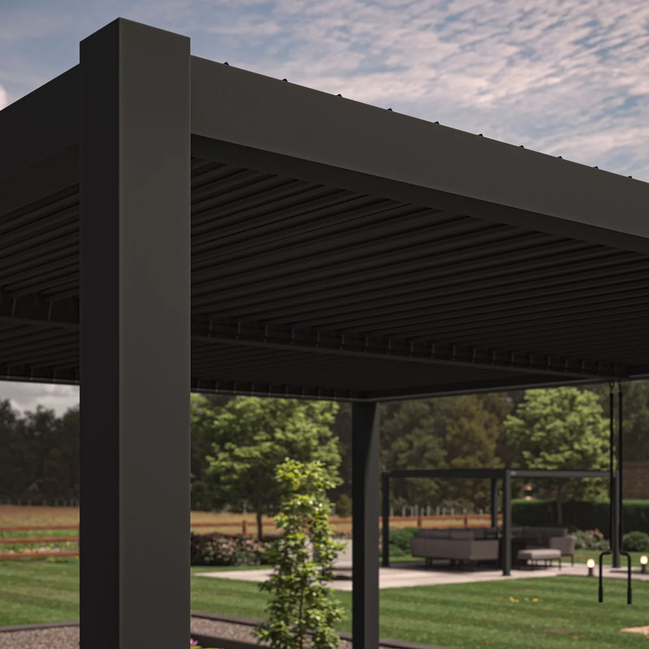 Como-4m-x-4m-Aluminium-Metal-Outdoor-Garden-Pergola-3-2