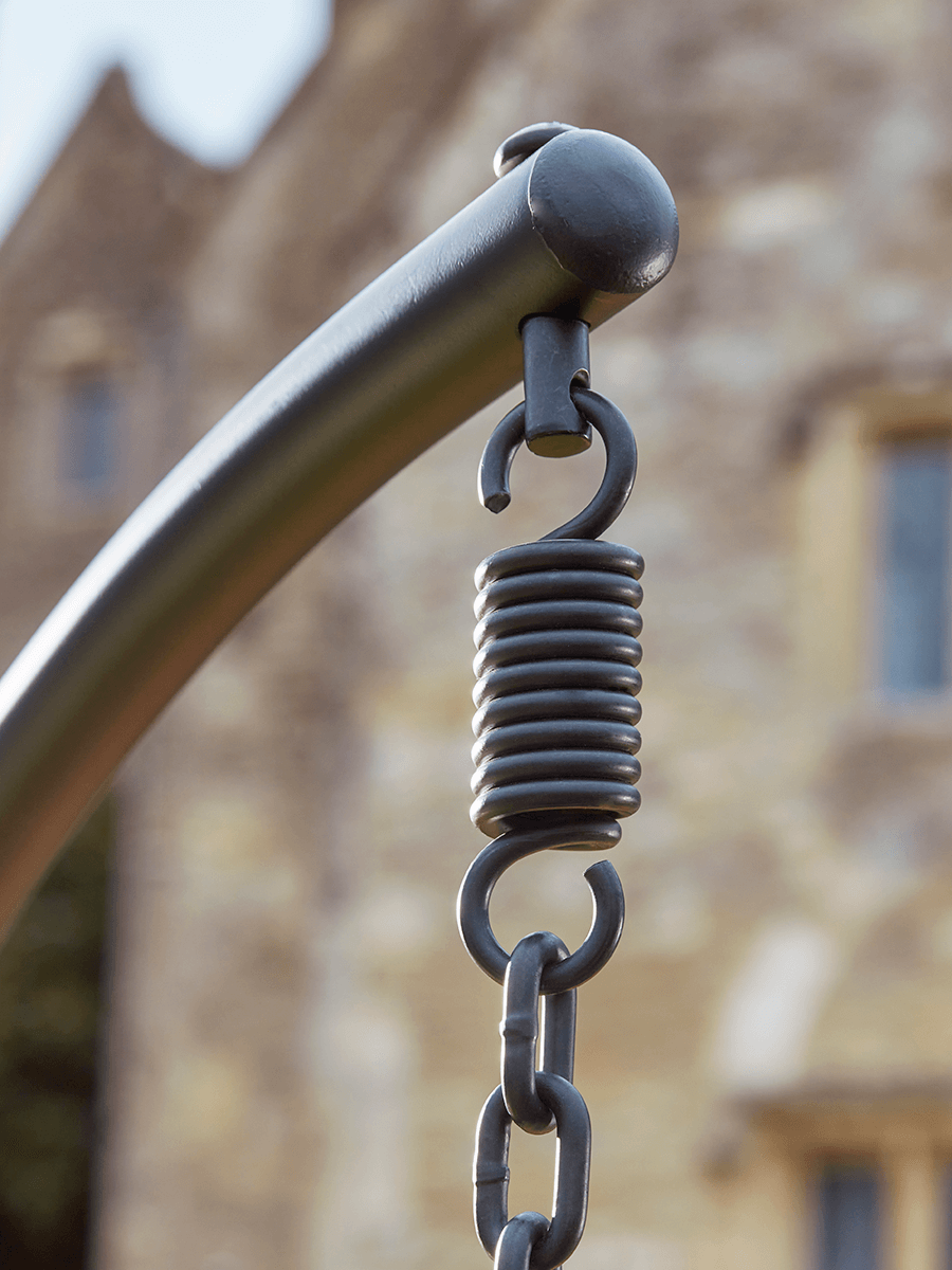 Indoor Outdoor Double Hanging Chair - Black-4